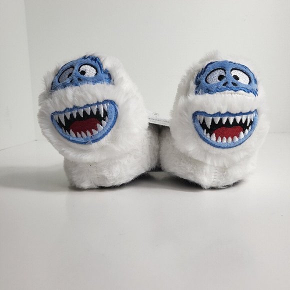 Rudolph Red Nosed Reindeer Slippers Abominable Snowman Sz 1 Christmas Toddler - Picture 15 of 16